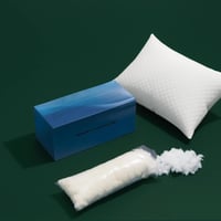 بكج العائلة قطعتين وسادة ميموري فوم مع حشو اضافي