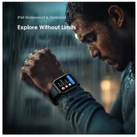 ساعة ذكية اورايمو 5 لايت 2.01 انش - أسود