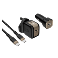 بكج جودا 3 في 1 شاحن جداري بمنفذ تايب سي بقوة 30 و...