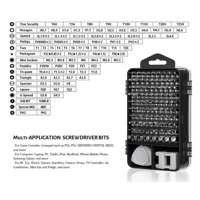 مجموعة مفكات براغي دقيقة متعددة الاستخدام 115 في 1