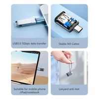 وصلة محول إساجر OTG تايب سي الى يو اس بي