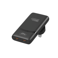 شاحن جداري مور بور بقوة 65 واط بمنفذين تايب سي - ا...