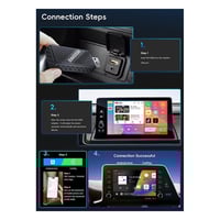 موج ماكس كار بلاي محول USB ذكي قطعة تحويل شاشة الس...