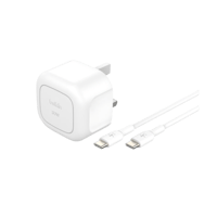 شاحن جداري بيلكن بقوة 30 واط بمنفذ تايب سي + كيبل...