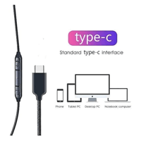 سماعة سامسونج AKG سلكية بمنفذ تايب سي - أسود