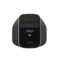 شاحن جداري انكر بمنفذ تايب سي بقوة 45 واط - اسود