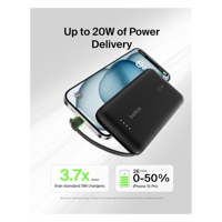 بطارية متنقلة بيلكن بسعة 10000الاف مللي امبير بقوة...