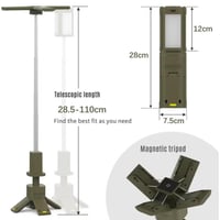 ستاند الرحلات سبيكر صوت و باور بنك و إضاءة للتخييم...