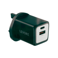 شاحن جداري ليفوري منفذ يو اس بي ومنفذ تايب سي بقوة...