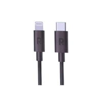 كيبل راف باور تايب سي ايفون بطول متر - اسود