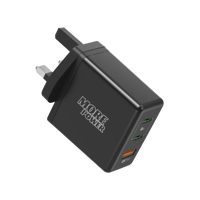 شاحن جداري مور بور منفذ يو اس بي ومنفذين تايب سي ب...