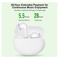 سماعة أذن شاومي ريدمي 4 أكتف لاسلكية - أبيض