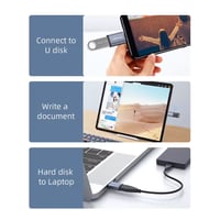 وصلة محول إساجر OTG تايب سي الى يو اس بي