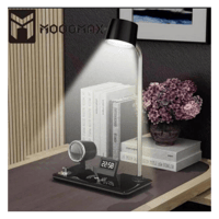 موج ماكس منصة شحن 4 في 1 شاحن لاسلكي + إضاءة + ساع...