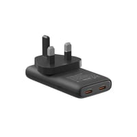 شاحن جداري مور بور بقوة 65 واط بمنفذين تايب سي - ا...