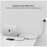 كيبل جودا تايب سي الى تايب سي 2 بقوة 100 واط بطول...