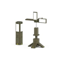 ستاند الرحلات سبيكر صوت و باور بنك و إضاءة للتخييم...