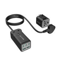 منصة شحن راف باور 75 واط ثلاث منافذ تايب سي ومنفذي...