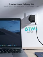 شاحن جداري راف باور بقوة 61 واط بتقنية بي دي – اسو...