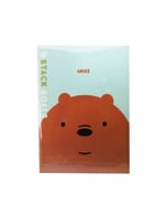 مجموعة من 2 كتب مذكرات 40 صفحة بشعار الدببة الثلاث...