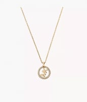 عقد باللون الذهبي من مايكل كورس