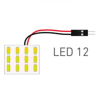 لمبة سقف 12 ليد - أصفر