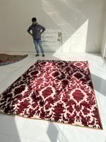 فرشه ابو طير عنابي 3 في 2 تايلندي جلد ضد الماء