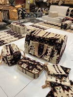 طقم 2 مدّه 2 مركى 5 قطع حافظات سكر و ابهارات 1 شنط...