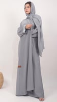 عباية رمادي