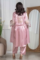 روب عرائس وردي كرستال