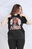 تيشرت اسود للتأسيس اوفر سايز بالهوية النجدية