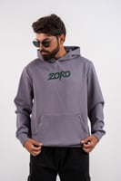 هودي رمادي بتصميم شخصية رورونوا زورو