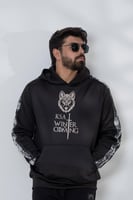 بلوفر شتوي أسود شبابي