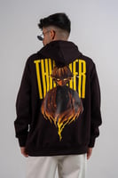 هودي اسود بتصميم شخصية زينيتسو أغاتسوما