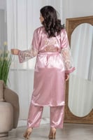 روب عرائس وردي كرستال