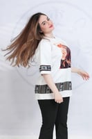 تيشرت التأسيس اوفر سايز بتدخيلات السدو