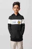 هودي أسود أطفال بهوية نادي النصر