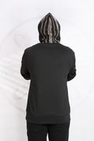 بلوفر التأسيس رجالي بطباعة خريطة السدو والنخل