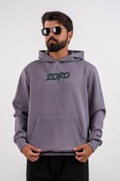 هودي رمادي بتصميم شخصية رورونوا زورو