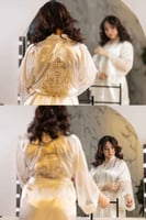 روب عرائس أبيض تل