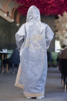 فروة شتوية رمادي ساده