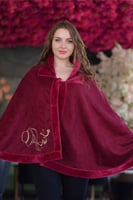 وشاح الفخامة عنابي