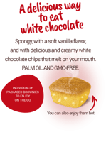 براونيز الشوكولاتة البلجيكية البيضاء الفاخرة - 8 ق...