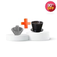 بكج قمع تقطير B75 وضاغط فلتر قهوة