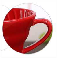 قمع تقطير سيراميك مموج مع مقبض Ceramic coffee drip...