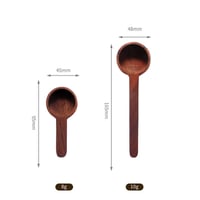 ملعقة قياس من الخشب الطبيعي تصميم فينتج بسعة 8 الى...