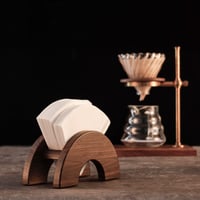 حامل فلاتر ترشيح V60 خشبي مناسب لفلاتر 01 | 02