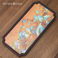 صينية تقديم من السيراميك - تصميم فني انيق