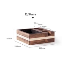 صندوق الاسبربسو الأنيق متعدد الاسخدامات | خشب الجو...