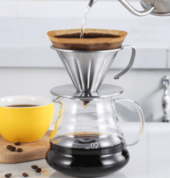 قمع تقطير V60 استيل